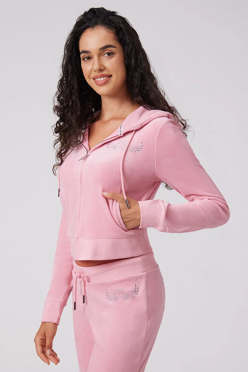 Angel Couture Big Bling Velour Hoodie sold by Juicy Couture product image thumbnail 5