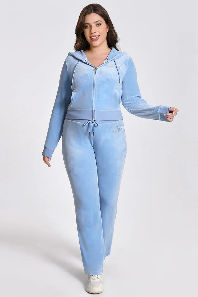 Plus-Size Angel Couture Big Bling Velour Hoodie sold by Juicy Couture product image thumbnail 5