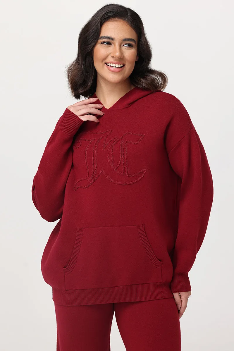 Embroidered Oversized Hoodie sold by Juicy Couture