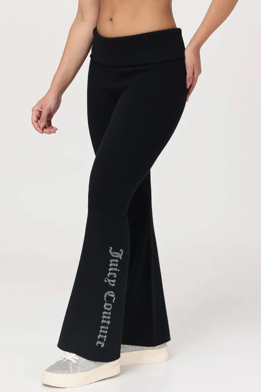 Fold Over Knit Wide Leg Pants sold by Juicy Couture