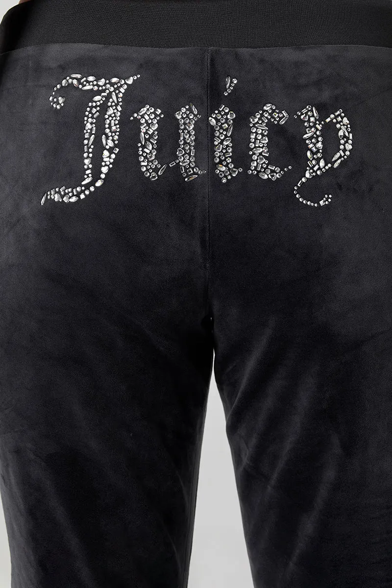 Plus-Size Mixed Crystals Velour Track Pants sold by Juicy Couture product image thumbnail 3