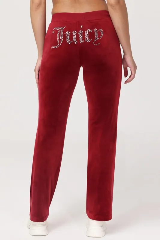 Mixed Crystals Velour Track Pants sold by Juicy Couture