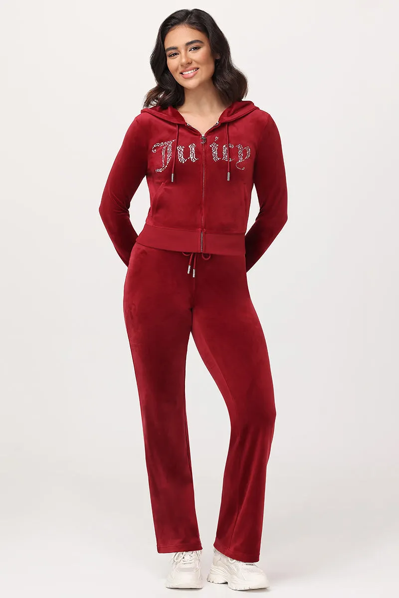 Mixed Crystals Velour Track Pants sold by Juicy Couture product image thumbnail 5