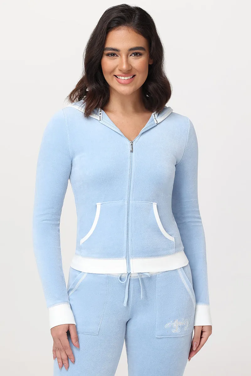 Sweetheart Cotton Velour Hoodie sold by Juicy Couture product image thumbnail 2