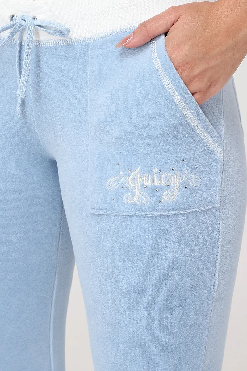Sweetheart Cotton Velour Track Pants sold by Juicy Couture product image thumbnail 3