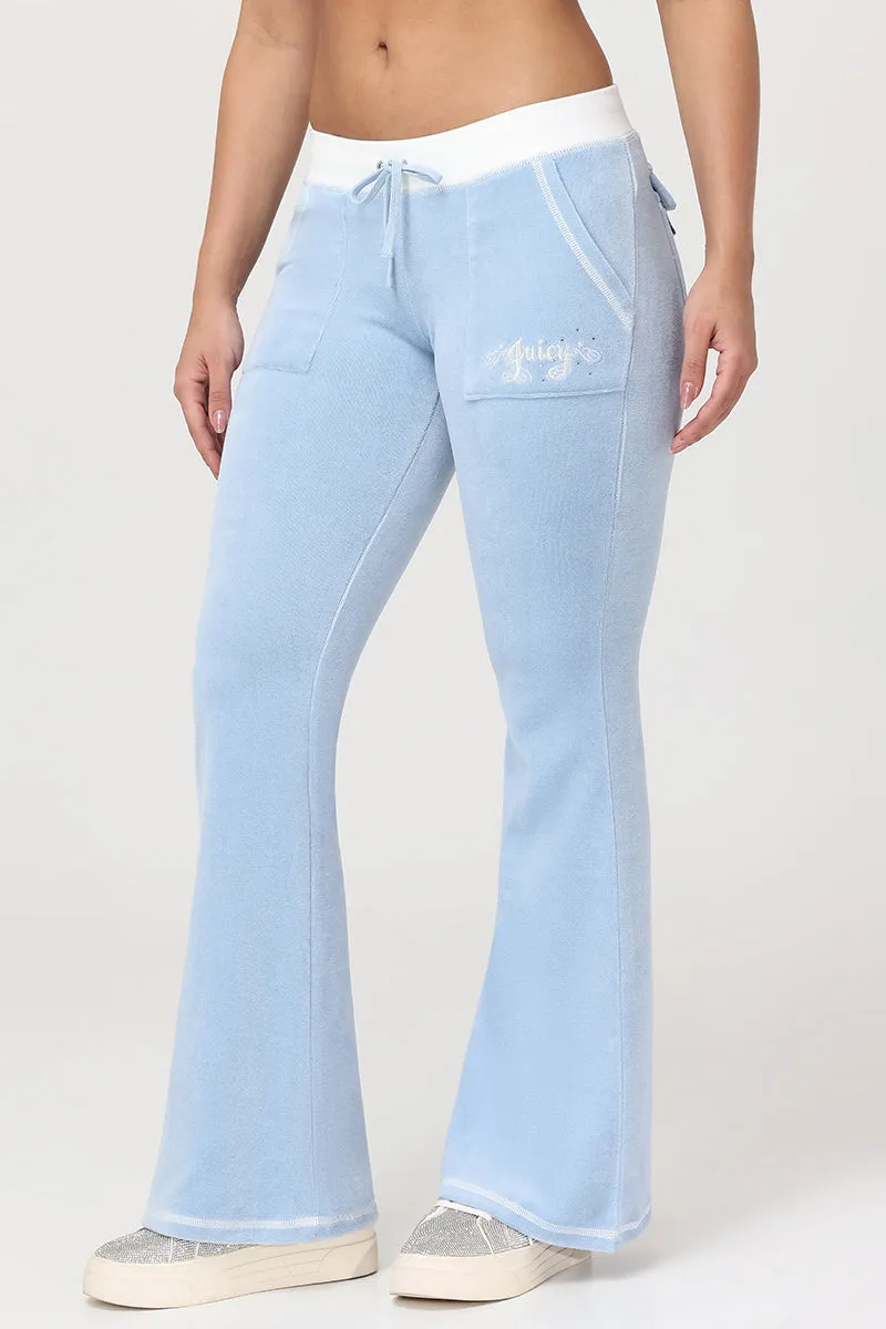 Sweetheart Cotton Velour Track Pants sold by Juicy Couture product image thumbnail 5