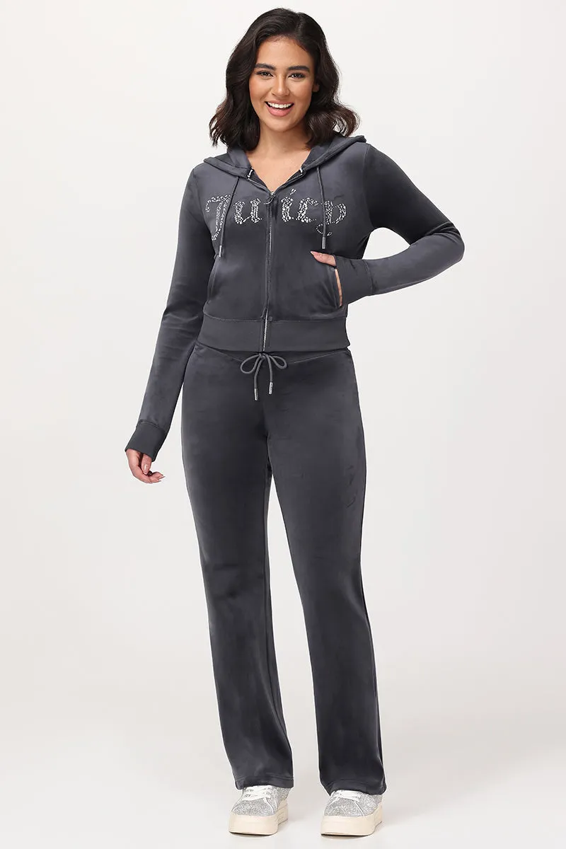 Mixed Crystals Velour Track Pants sold by Juicy Couture product image thumbnail 5