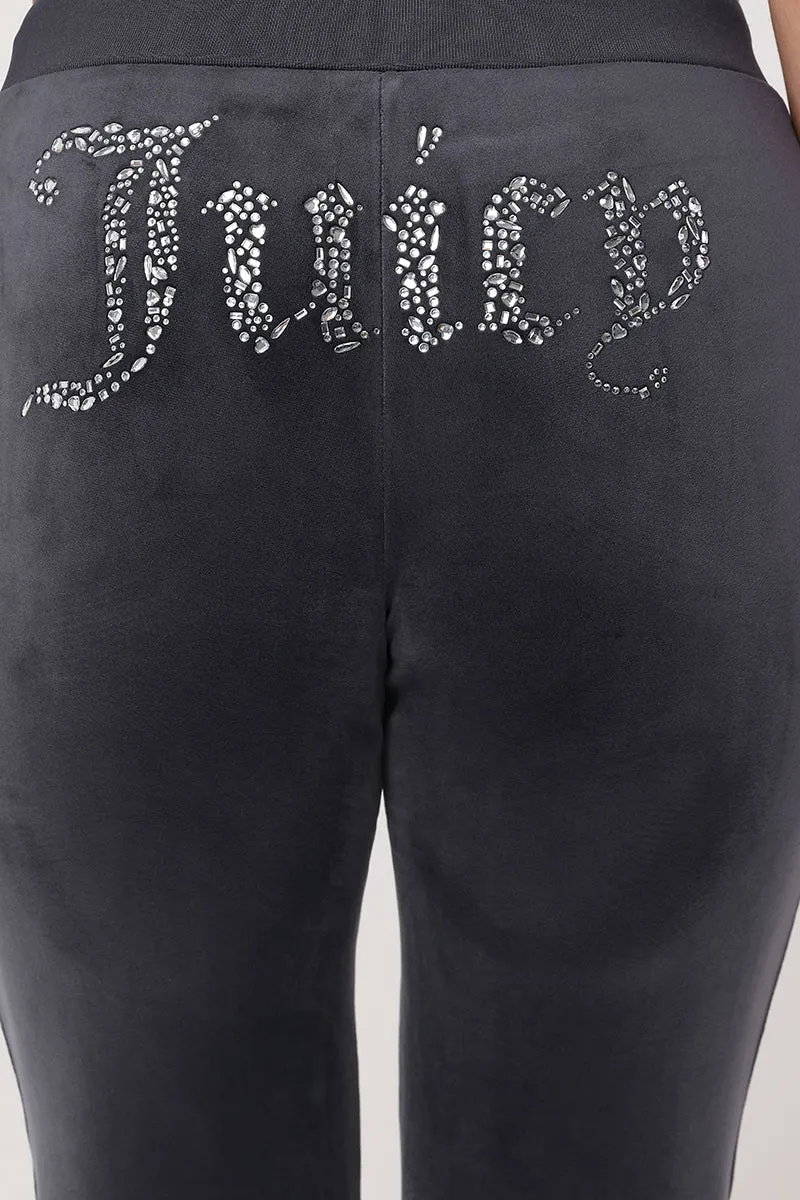 Mixed Crystals Velour Track Pants sold by Juicy Couture product image thumbnail 3