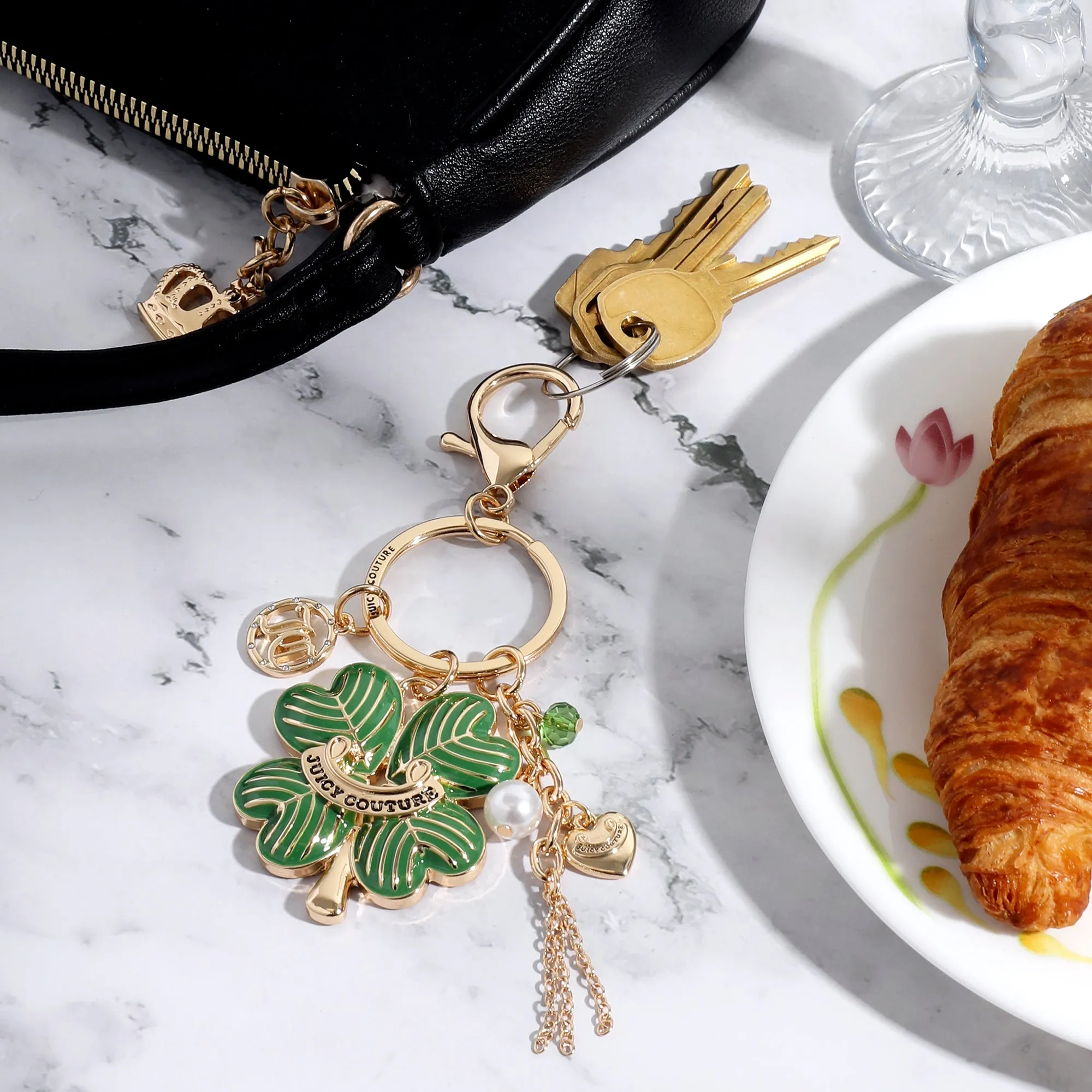 Lucky Clover Keychain Bag Charm sold by Juicy Couture product image thumbnail 2