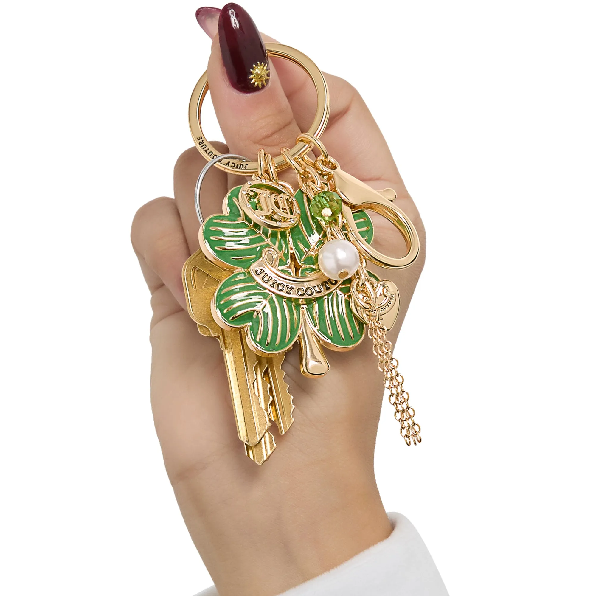Lucky Clover Keychain Bag Charm sold by Juicy Couture product image thumbnail 3