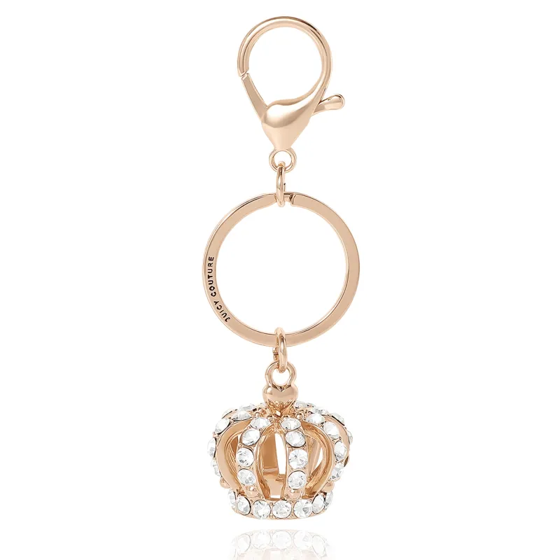 Crown Charm Rhinestone Keychain Bag Charm sold by Juicy Couture