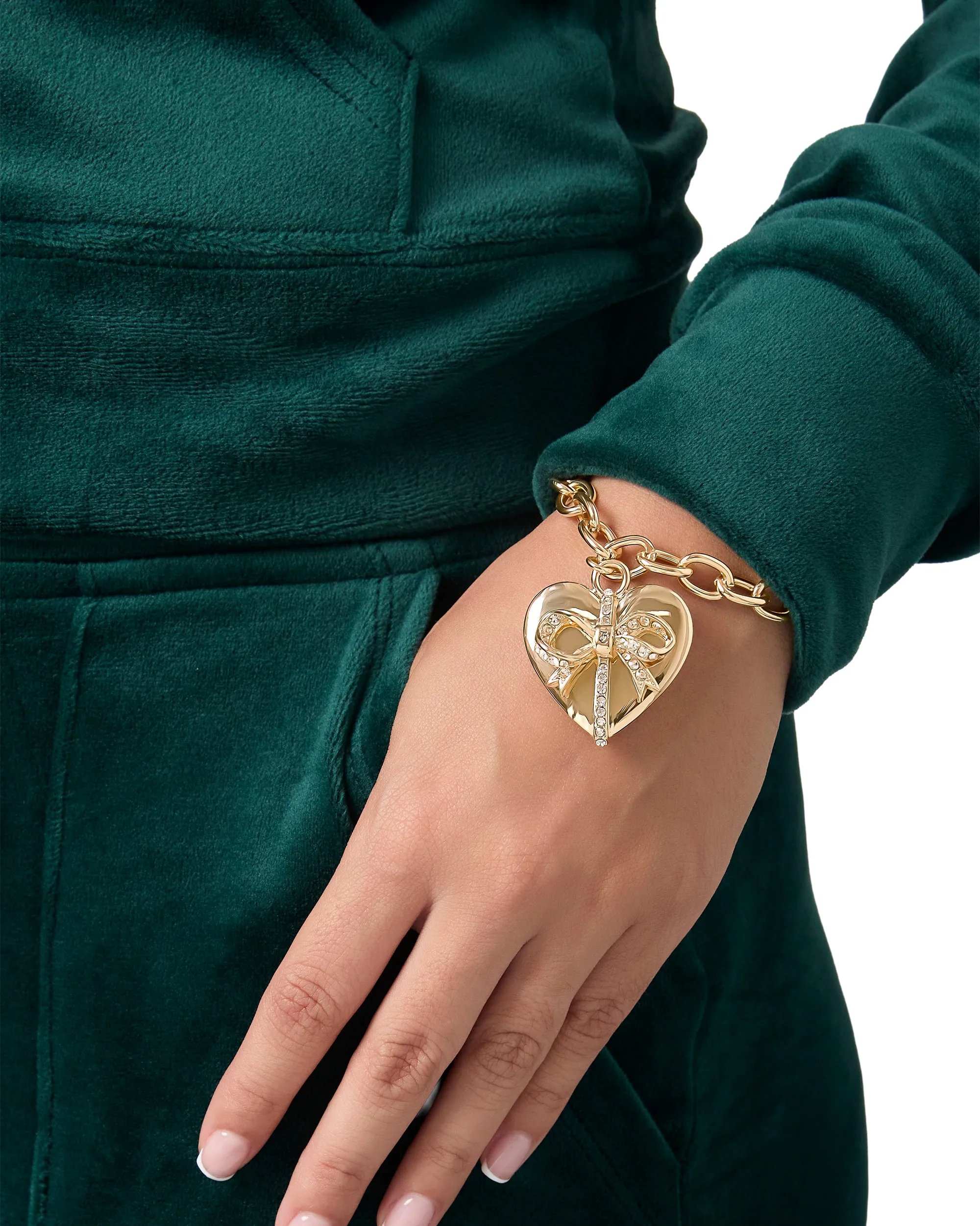 Heart Bow Drop Bracelet sold by Juicy Couture product image thumbnail 3
