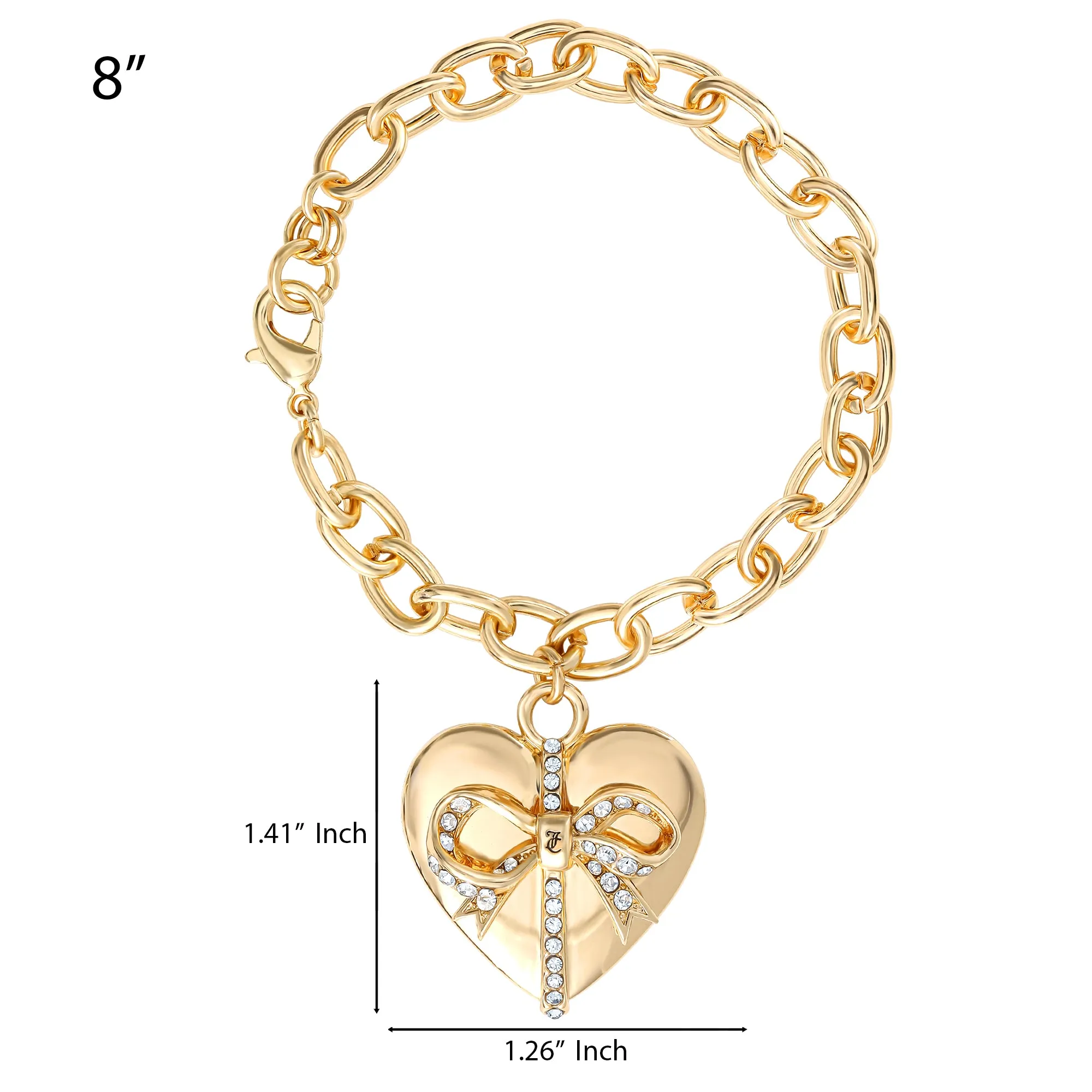 Heart Bow Drop Bracelet sold by Juicy Couture product image thumbnail 4