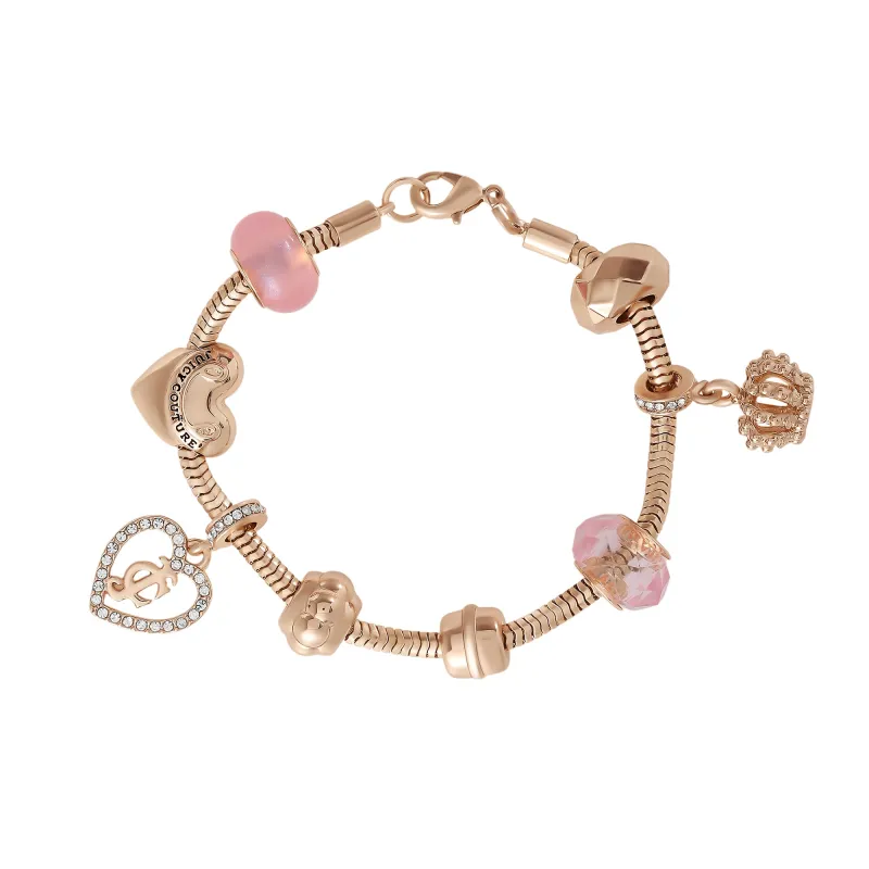 Multi‑Charm Beaded Chain Bracelet sold by Juicy Couture