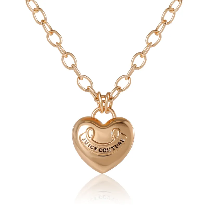 Puffed Heart Pendant Necklace sold by Juicy Couture
