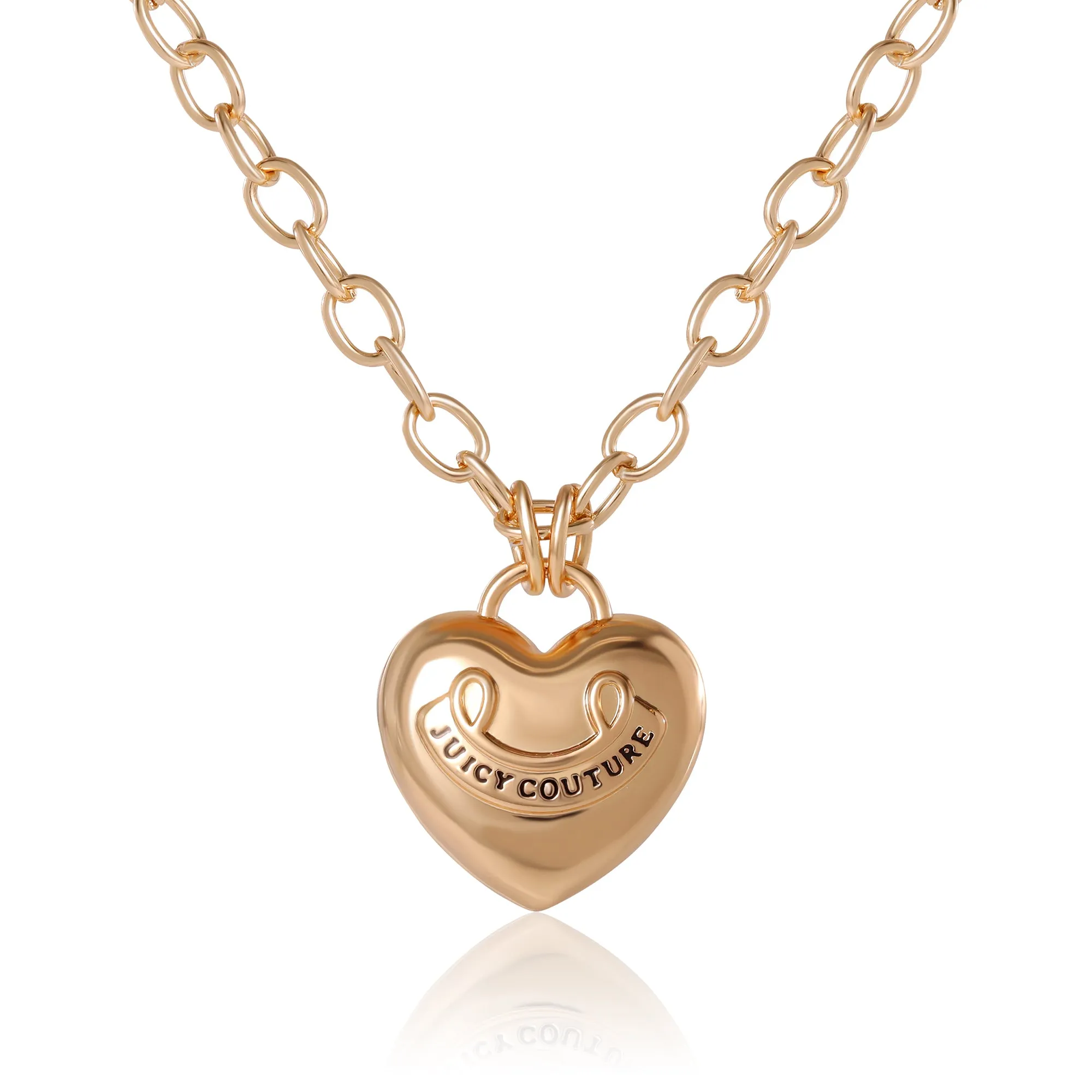 Puffed Heart Pendant Necklace sold by Juicy Couture