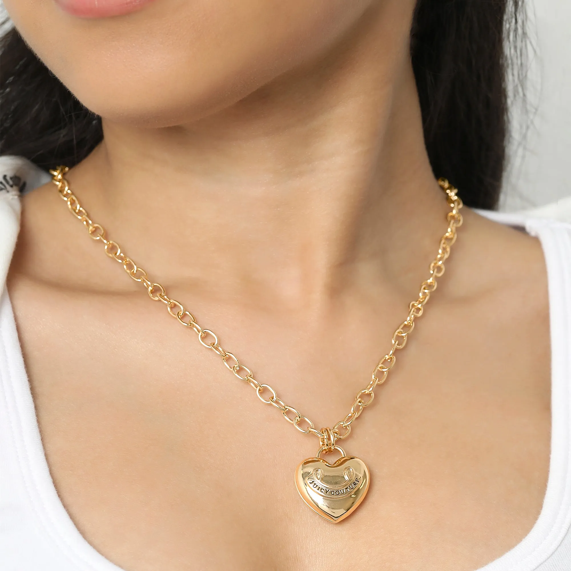 Puffed Heart Pendant Necklace sold by Juicy Couture product image thumbnail 2