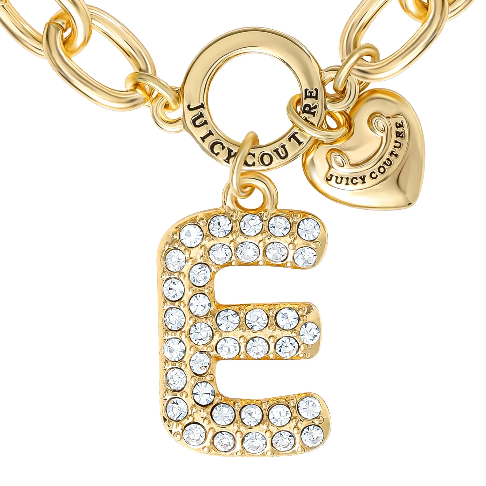 Pavé Initial Charm Bracelet, Letter E sold by Juicy Couture product image thumbnail 3