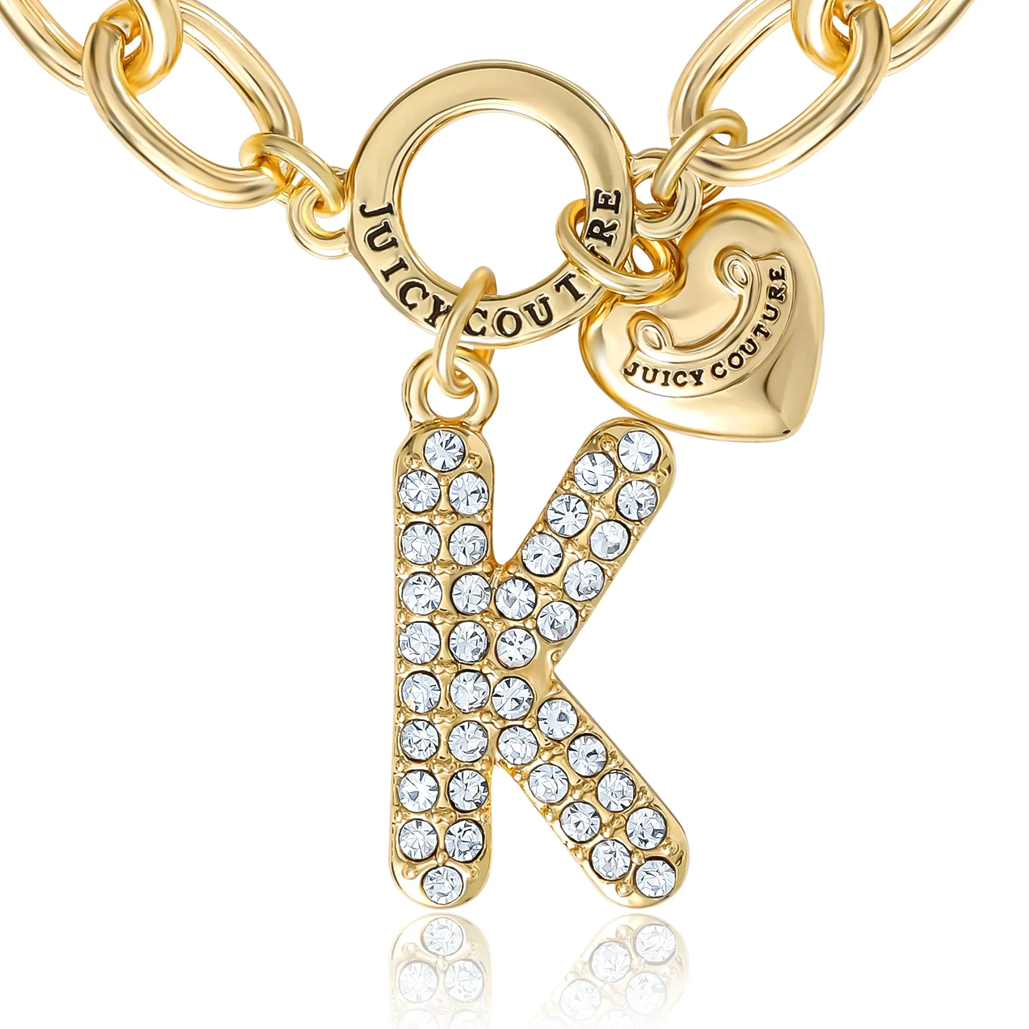 Pavé Initial Charm Bracelet, Letter K sold by Juicy Couture product image thumbnail 3