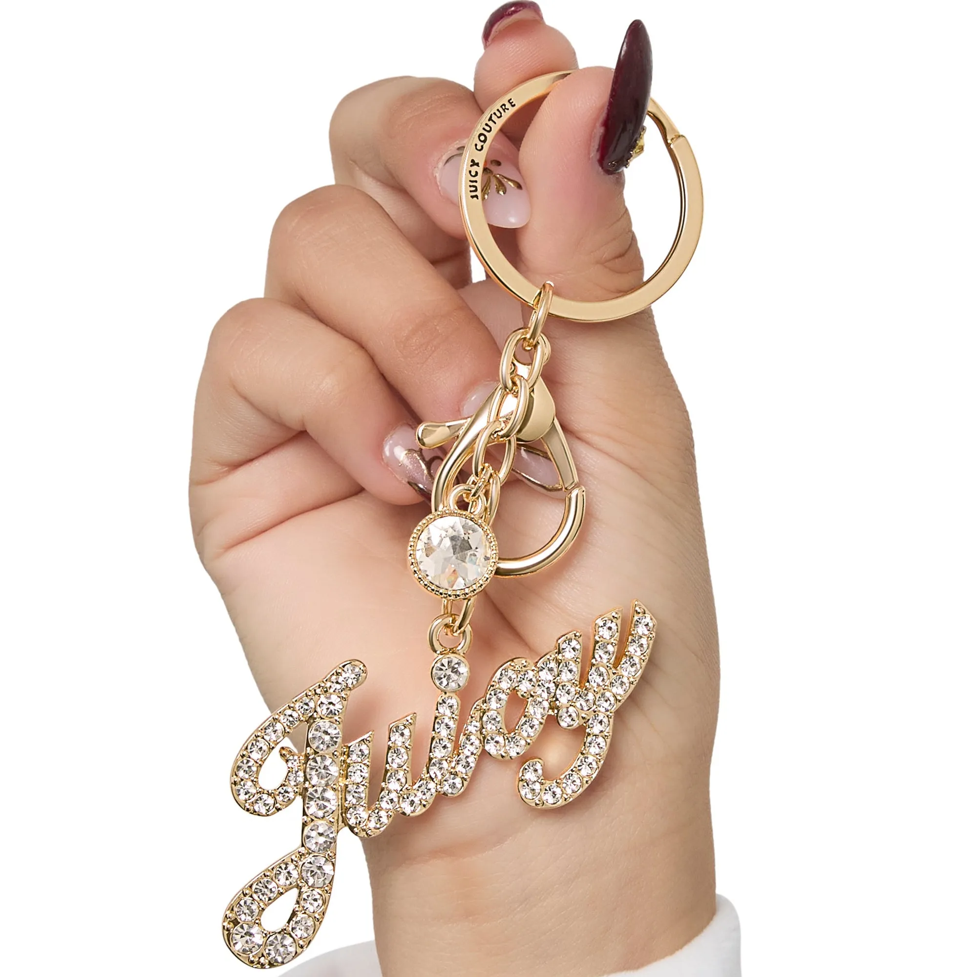 Juicy Logo Bling Keychain Bag Charm sold by Juicy Couture product image thumbnail 3