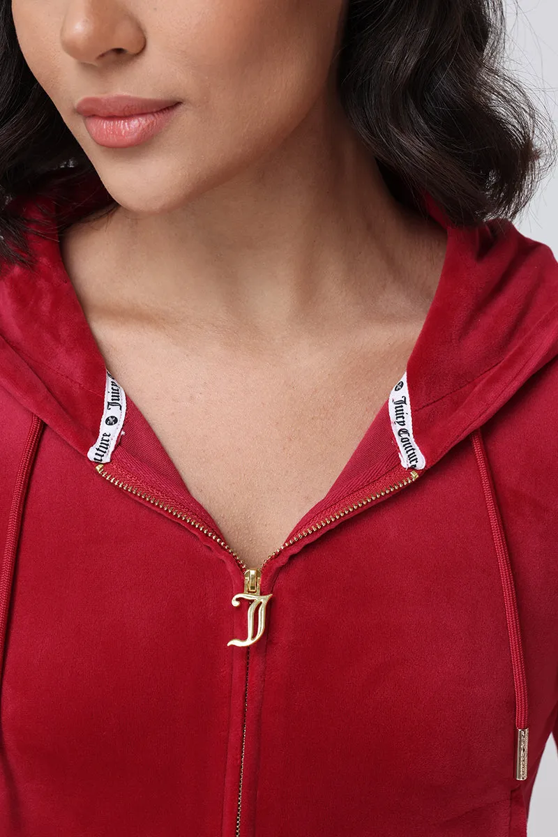 OG Big Bling Velour Hoodie sold by Juicy Couture product image thumbnail 4