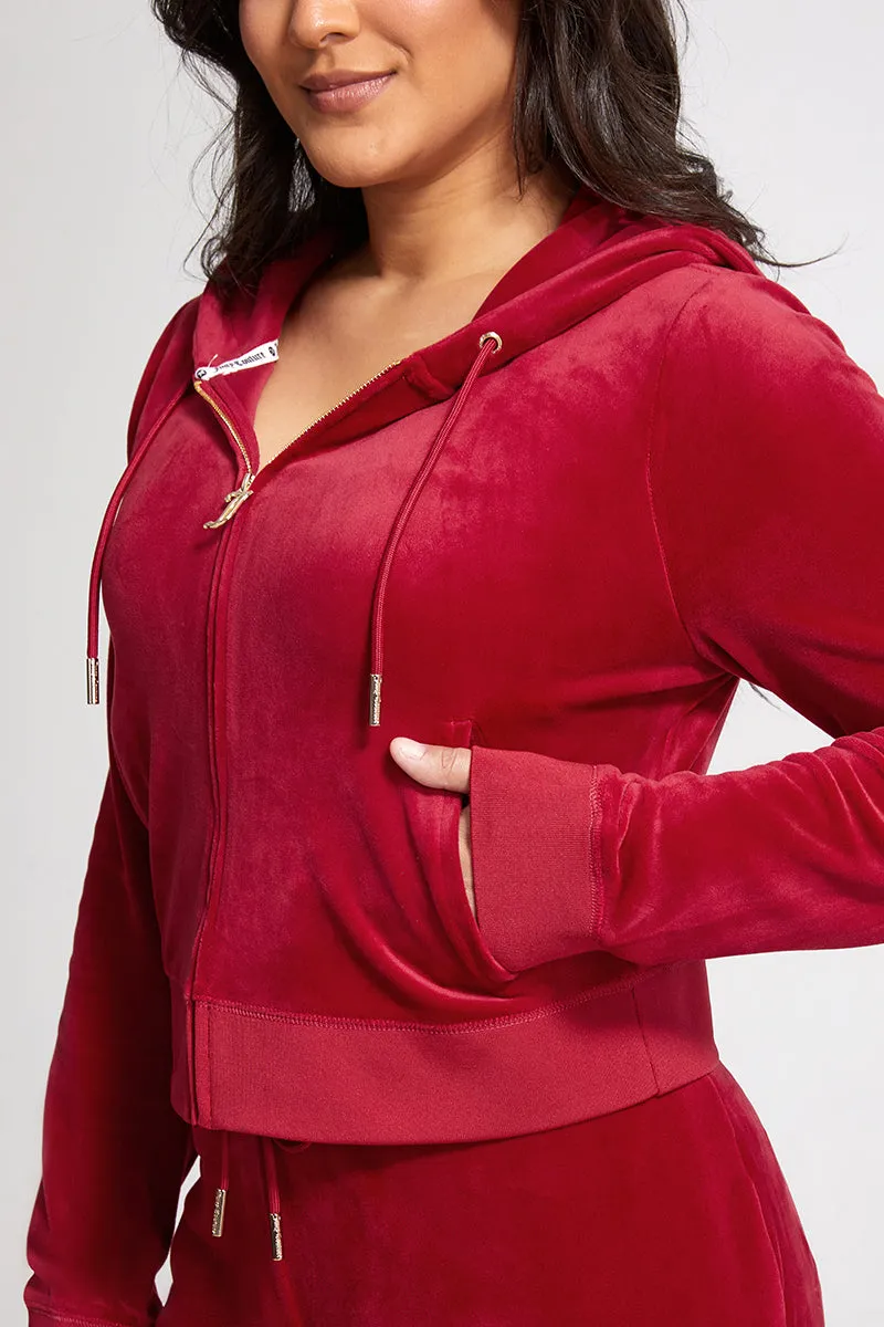 Plus-Size OG Big Bling Velour Hoodie sold by Juicy Couture product image thumbnail 4