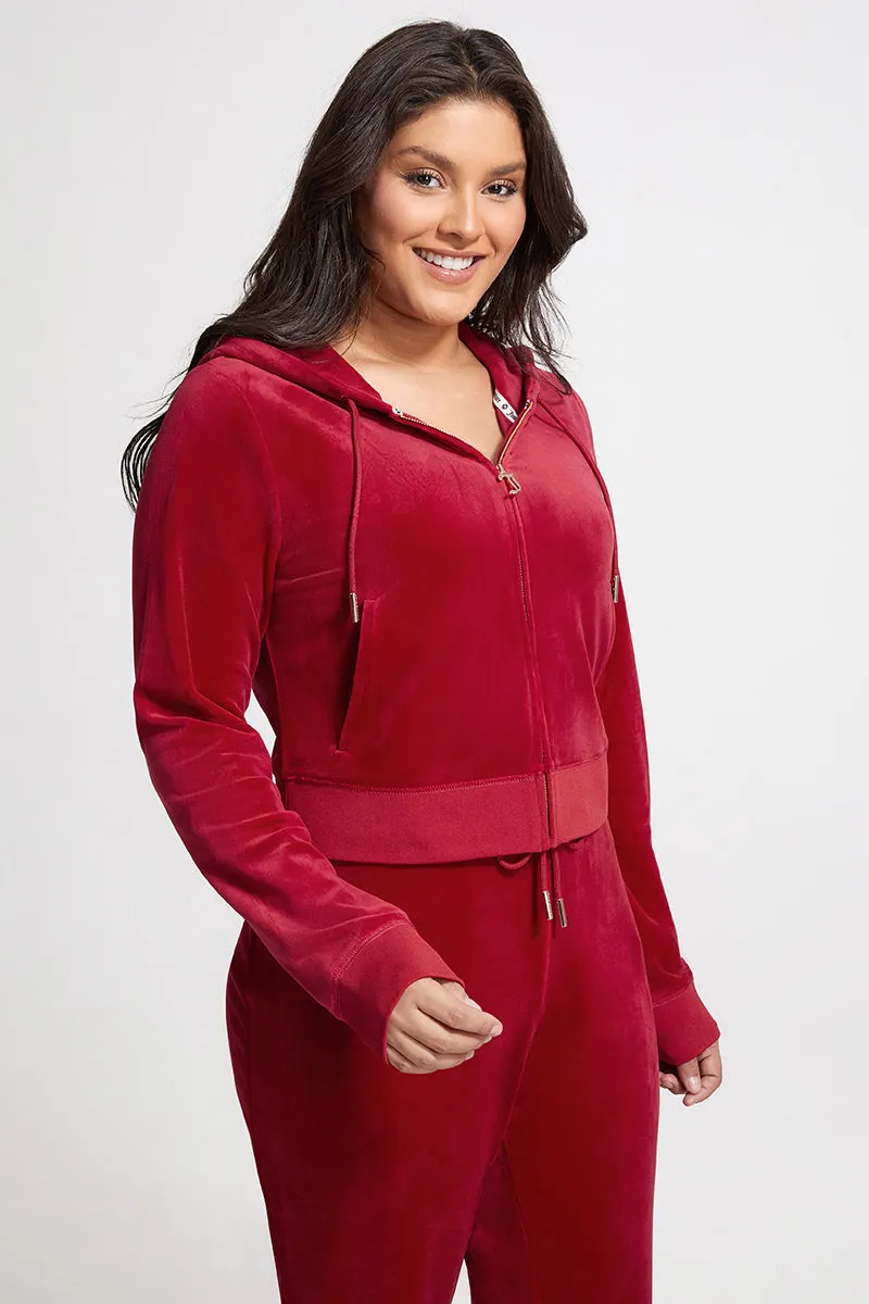 Plus-Size OG Big Bling Velour Hoodie sold by Juicy Couture product image thumbnail 5