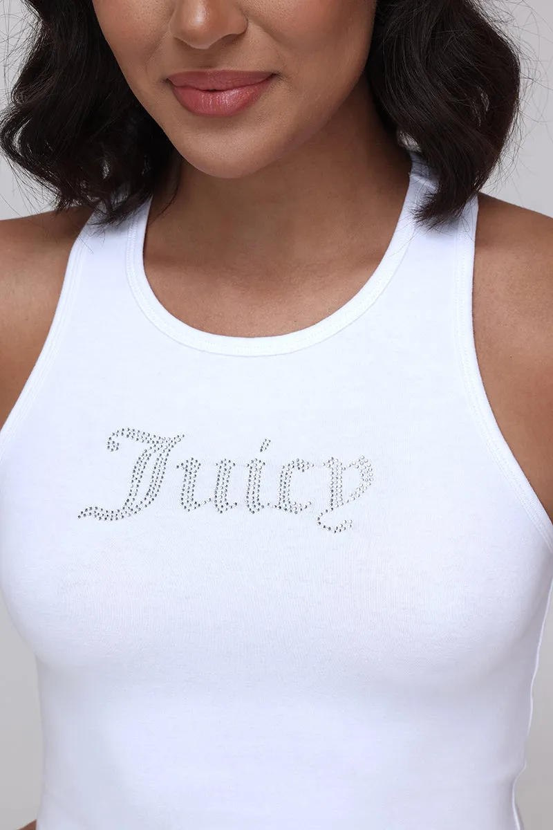 Small Bling High Neck Crop Tank sold by Juicy Couture product image thumbnail 4
