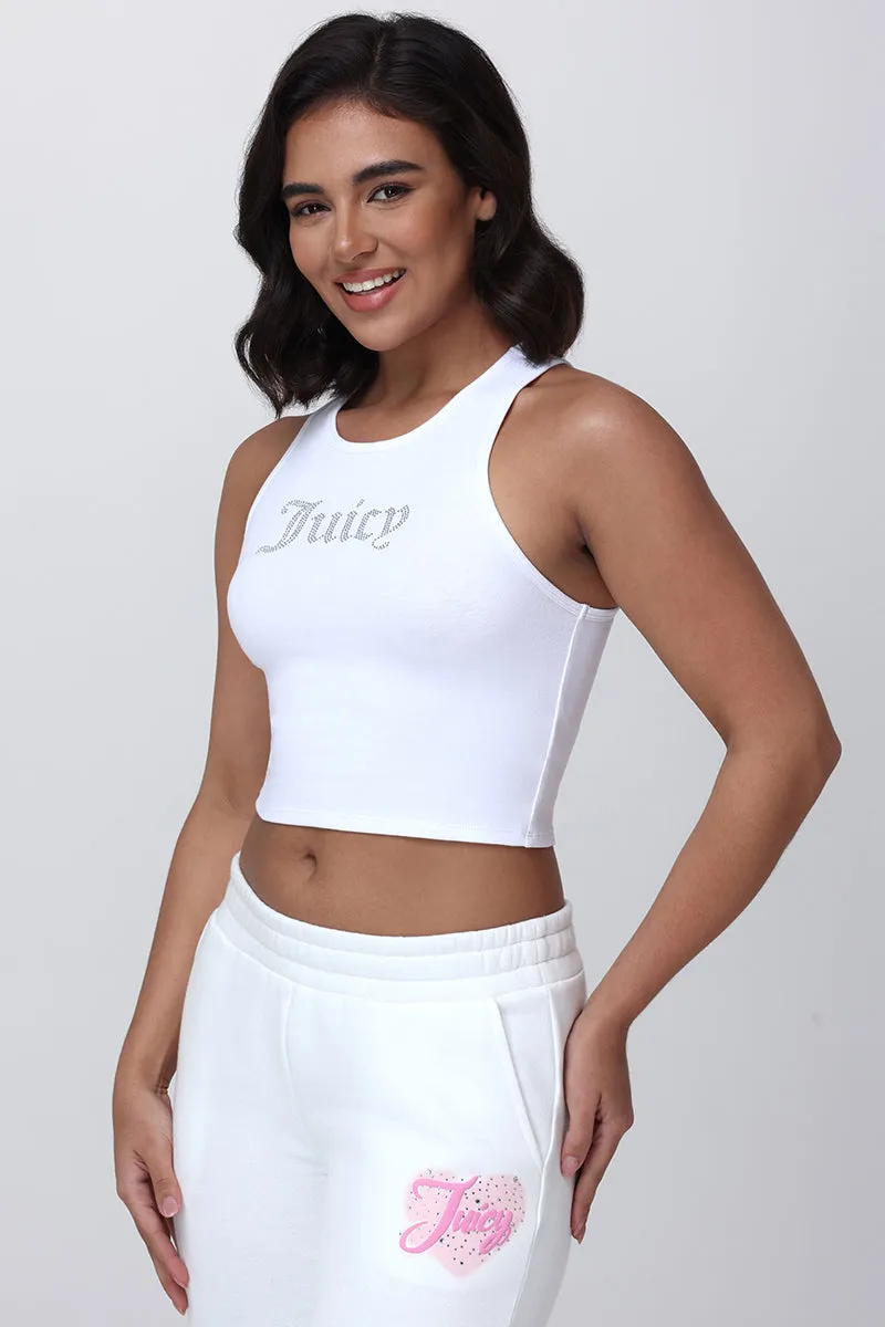 Small Bling High Neck Crop Tank sold by Juicy Couture product image thumbnail 5