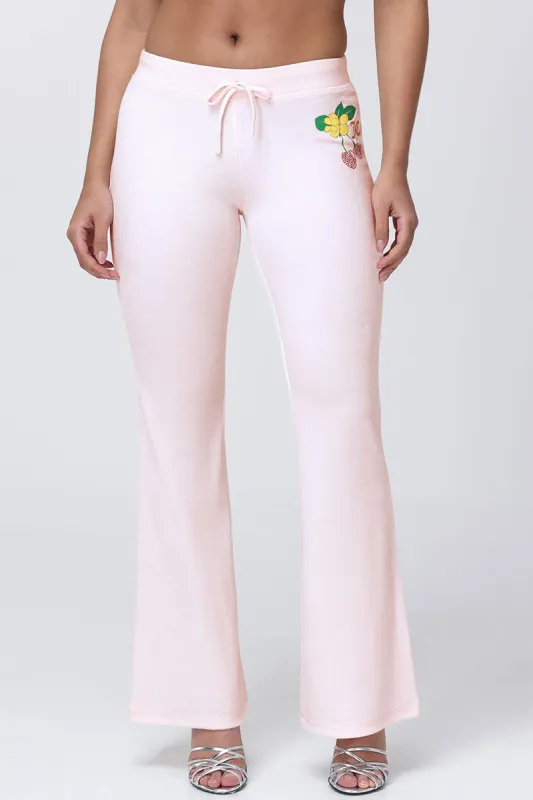 Cherry Heritage Wide Leg Pants sold by Juicy Couture
