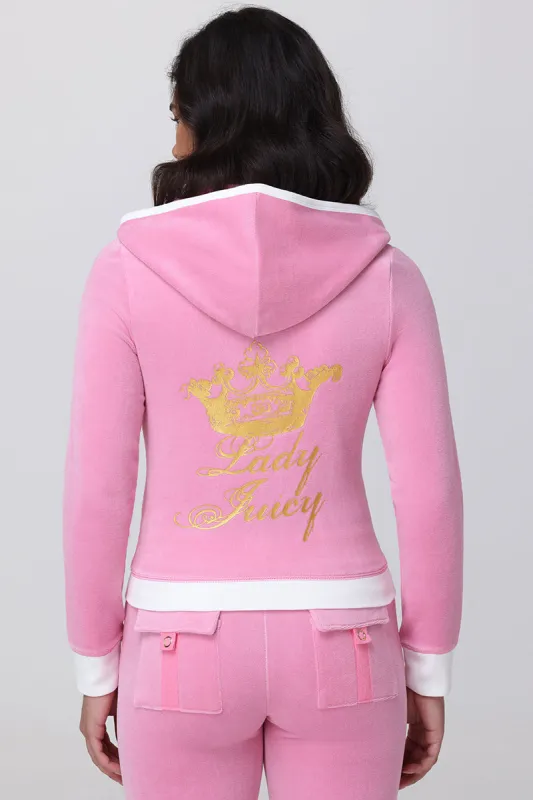 Lady Juicy Hollywood Heritage Hoodie made by Juicy Couture