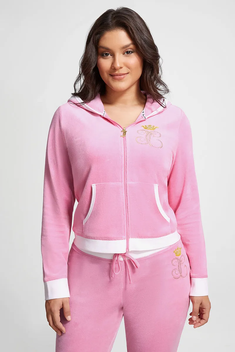 Plus-Size Lady Juicy Hollywood Heritage Hoodie sold by Juicy Couture product image thumbnail 4