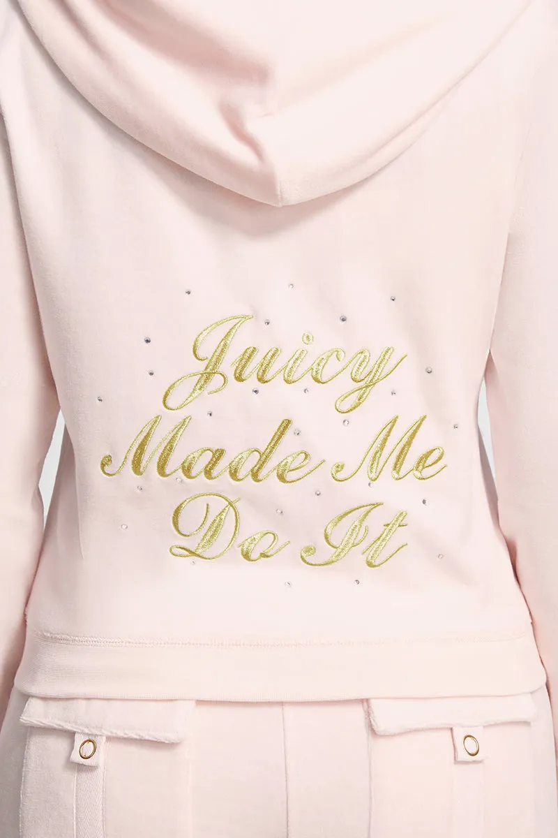 Plus-Size Made Me Do It Heritage Hoodie sold by Juicy Couture product image thumbnail 4