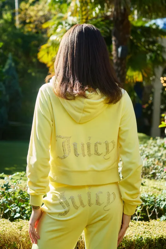 OG Big Bling Velour Hoodie sold by Juicy Couture