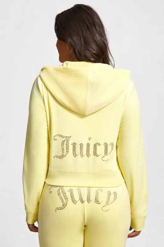 Plus-Size OG Big Bling Velour Hoodie sold by Juicy Couture