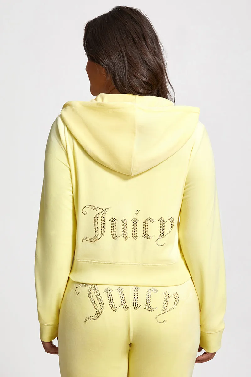 Plus-Size OG Big Bling Velour Hoodie sold by Juicy Couture