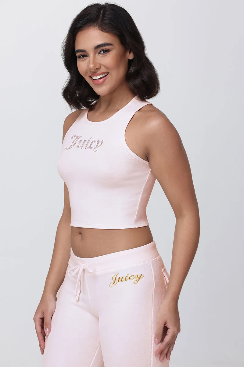 Small Bling High Neck Crop Tank sold by Juicy Couture product image thumbnail 4