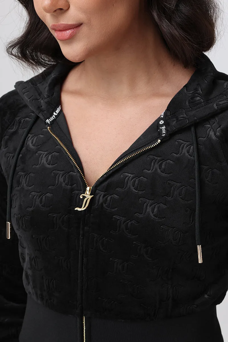 Embossed Velour Corset Hoodie sold by Juicy Couture product image thumbnail 3