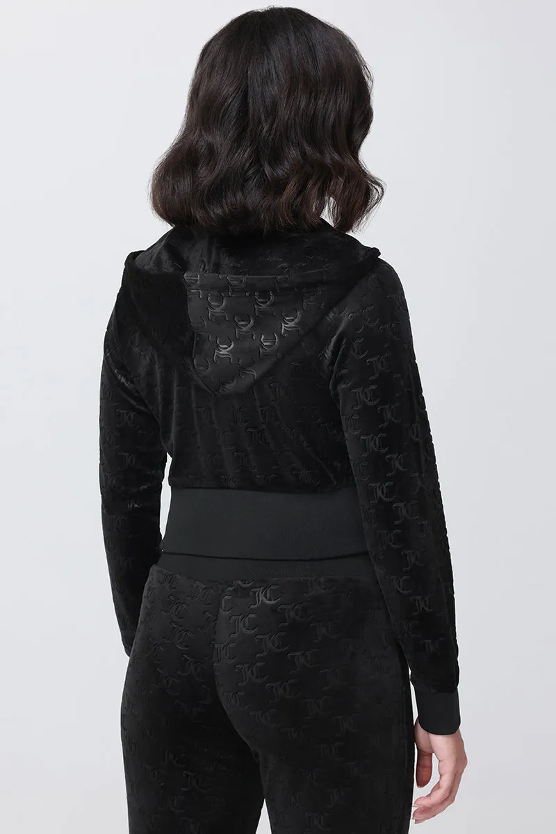 Embossed Velour Corset Hoodie sold by Juicy Couture product image thumbnail 2