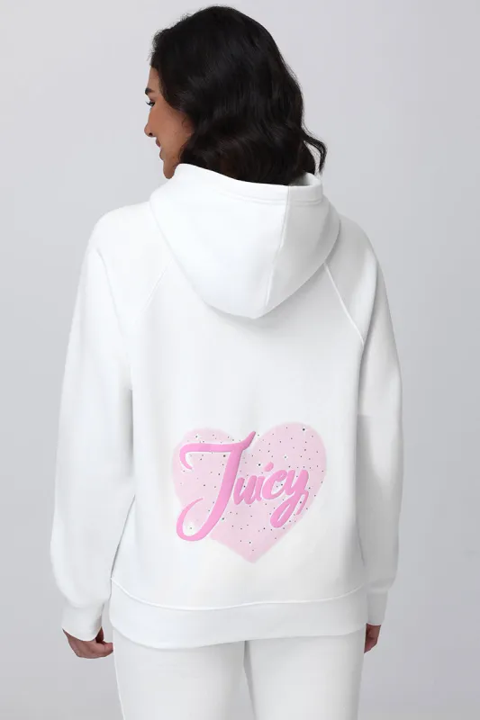 Sweetheart Fleece Oversized Hoodie sold by Juicy Couture