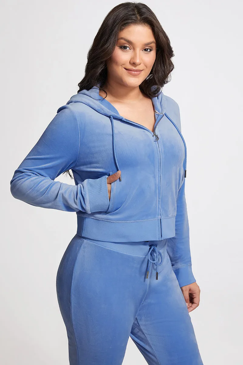 Plus-Size OG Big Bling Velour Hoodie sold by Juicy Couture product image thumbnail 5