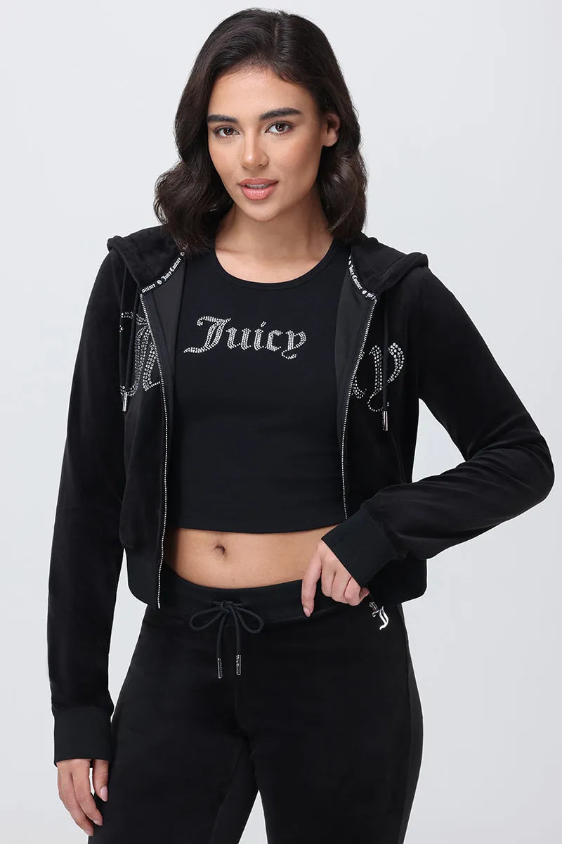 Small Bling High Neck Crop Tank sold by Juicy Couture product image thumbnail 5