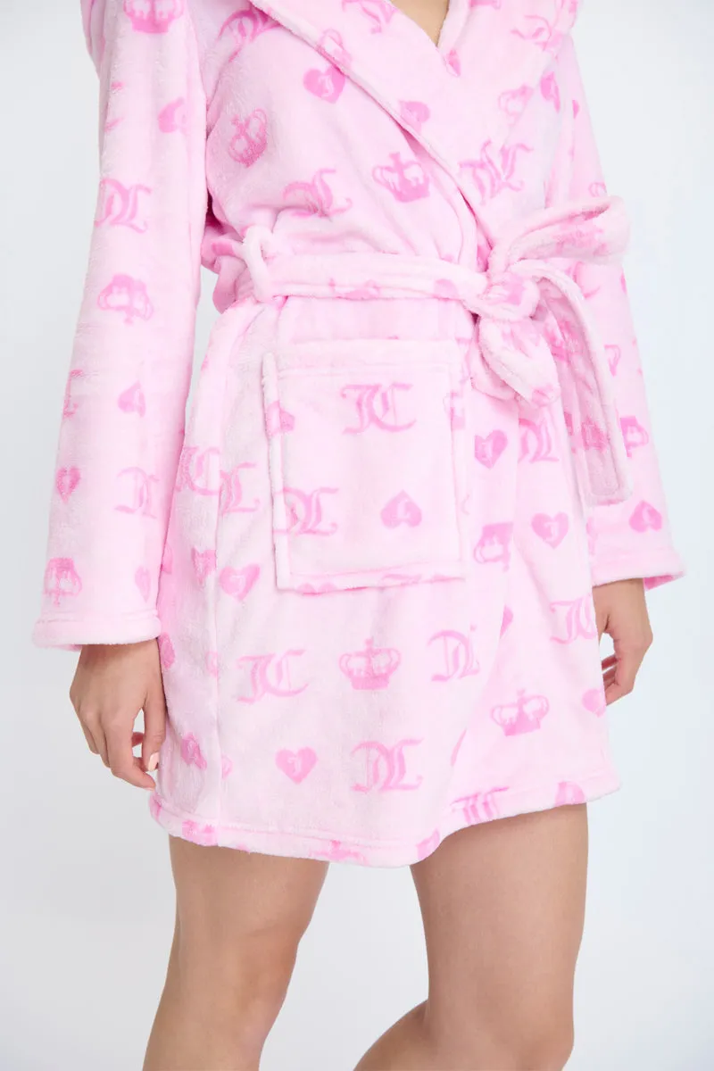 Hooded Luxe Plush Robe sold by Juicy Couture product image thumbnail 5