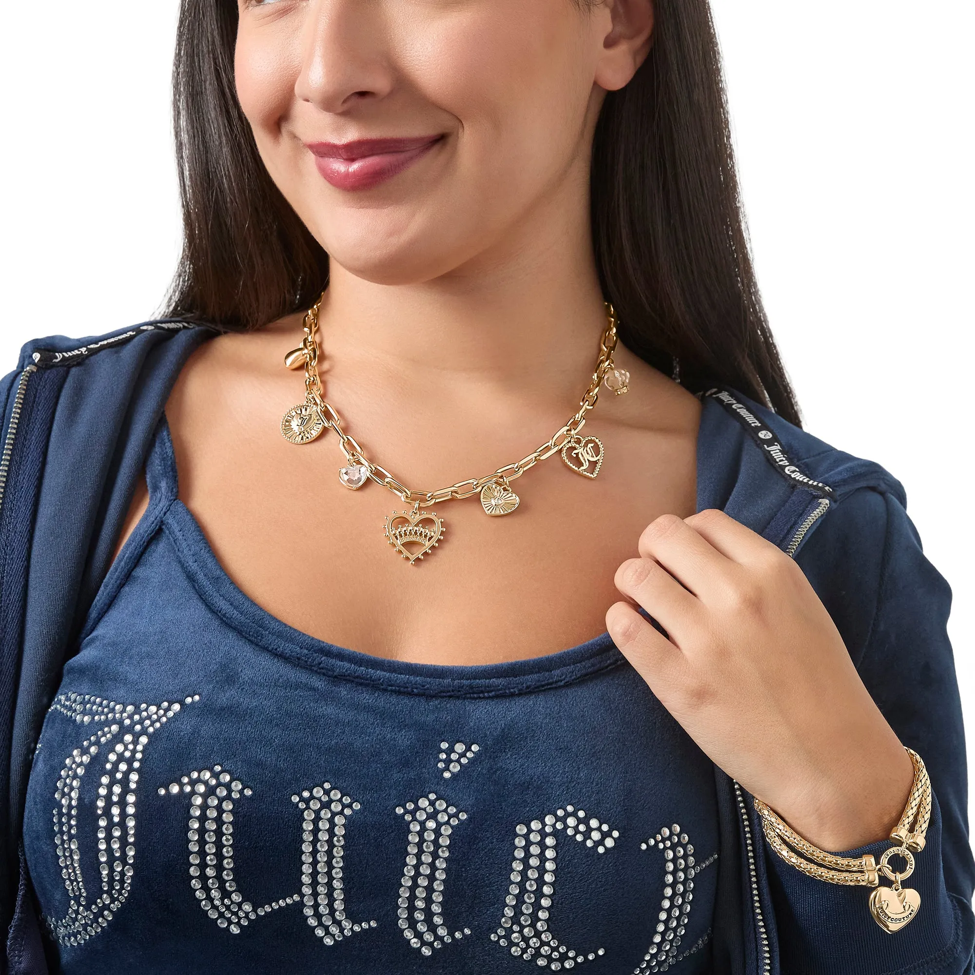 Heart Juicy Logo Charm Necklace sold by Juicy Couture product image thumbnail 3