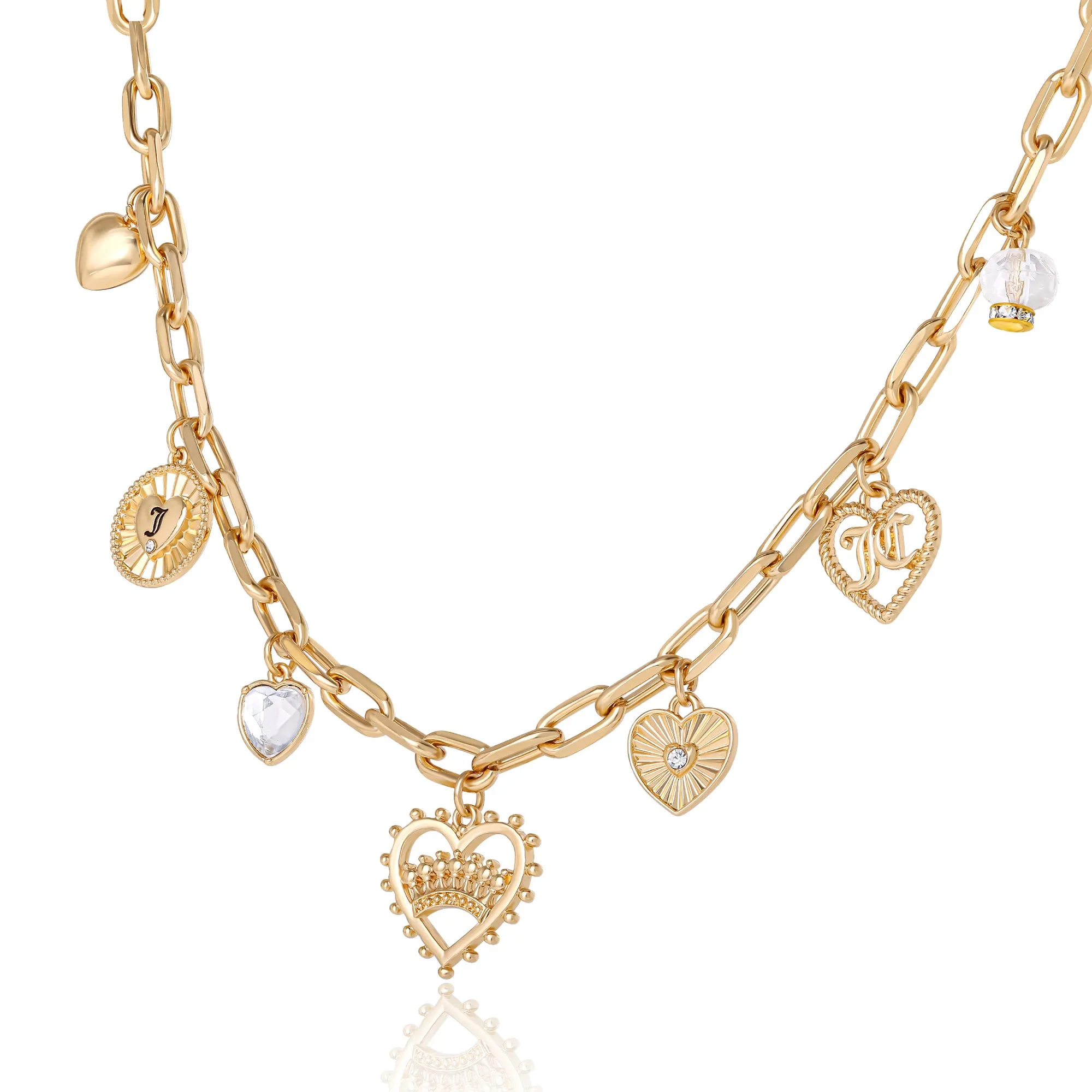 Heart Juicy Logo Charm Necklace sold by Juicy Couture