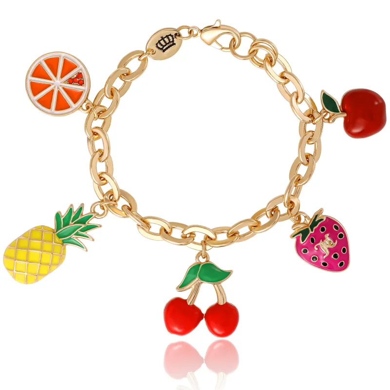 Tropical Fruit Charm Bracelet made by Juicy Couture