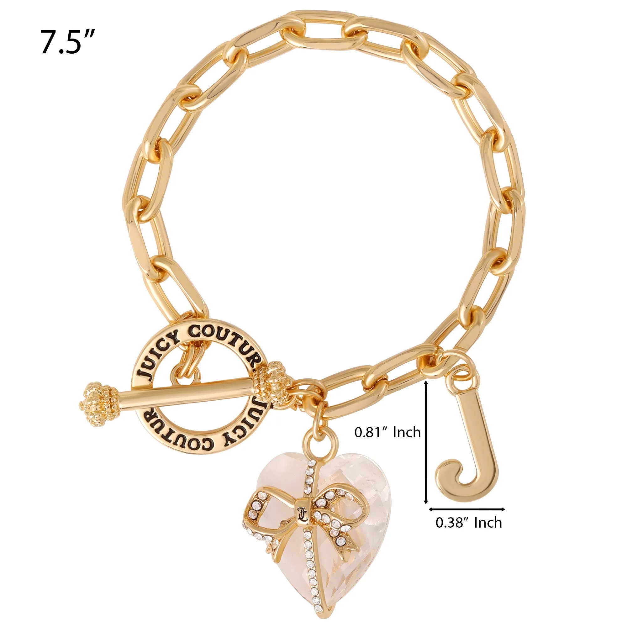 Heart Stone & J Charm Bracelet sold by Juicy Couture product image thumbnail 4