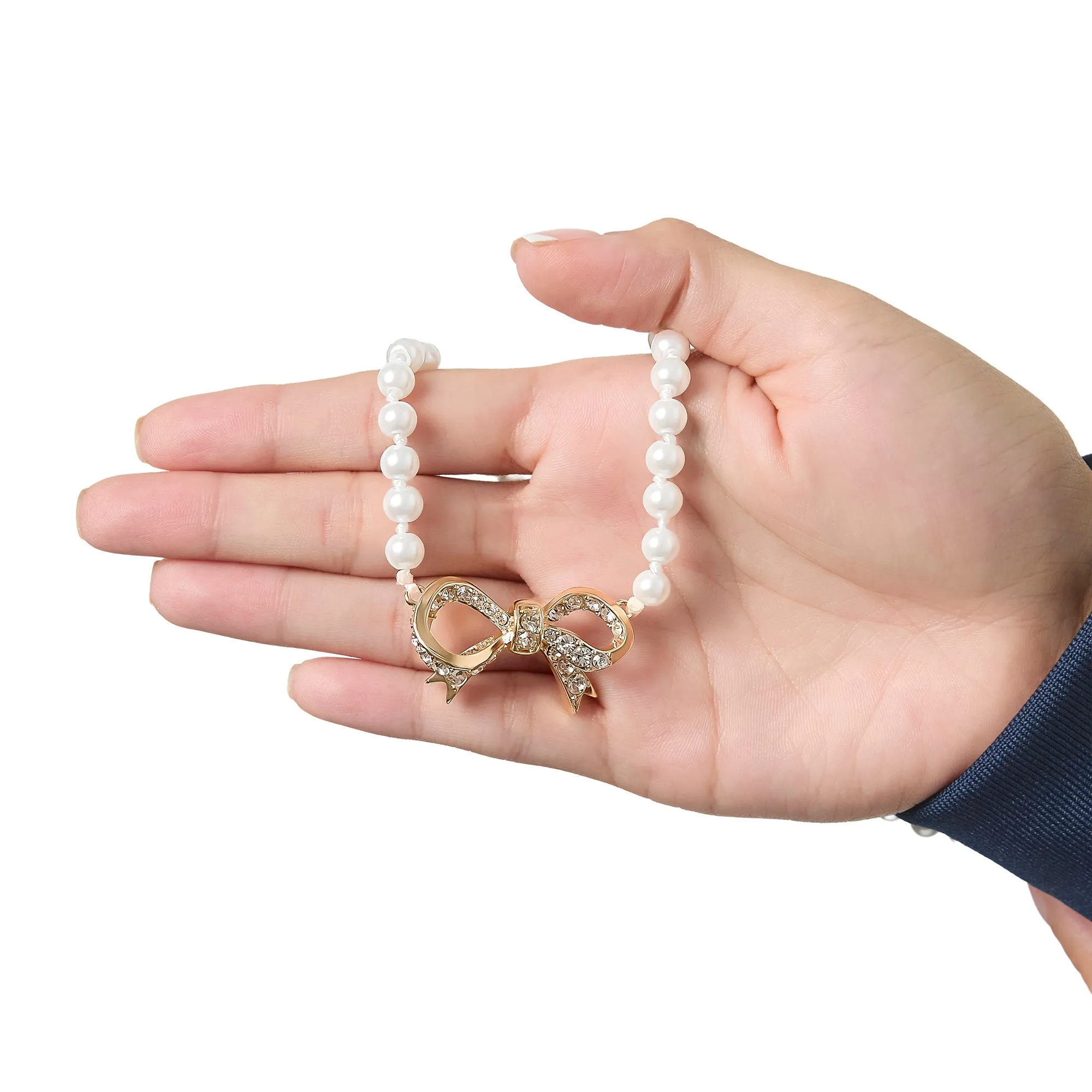 Pearl Bracelet with Pave Bow sold by Juicy Couture product image thumbnail 4