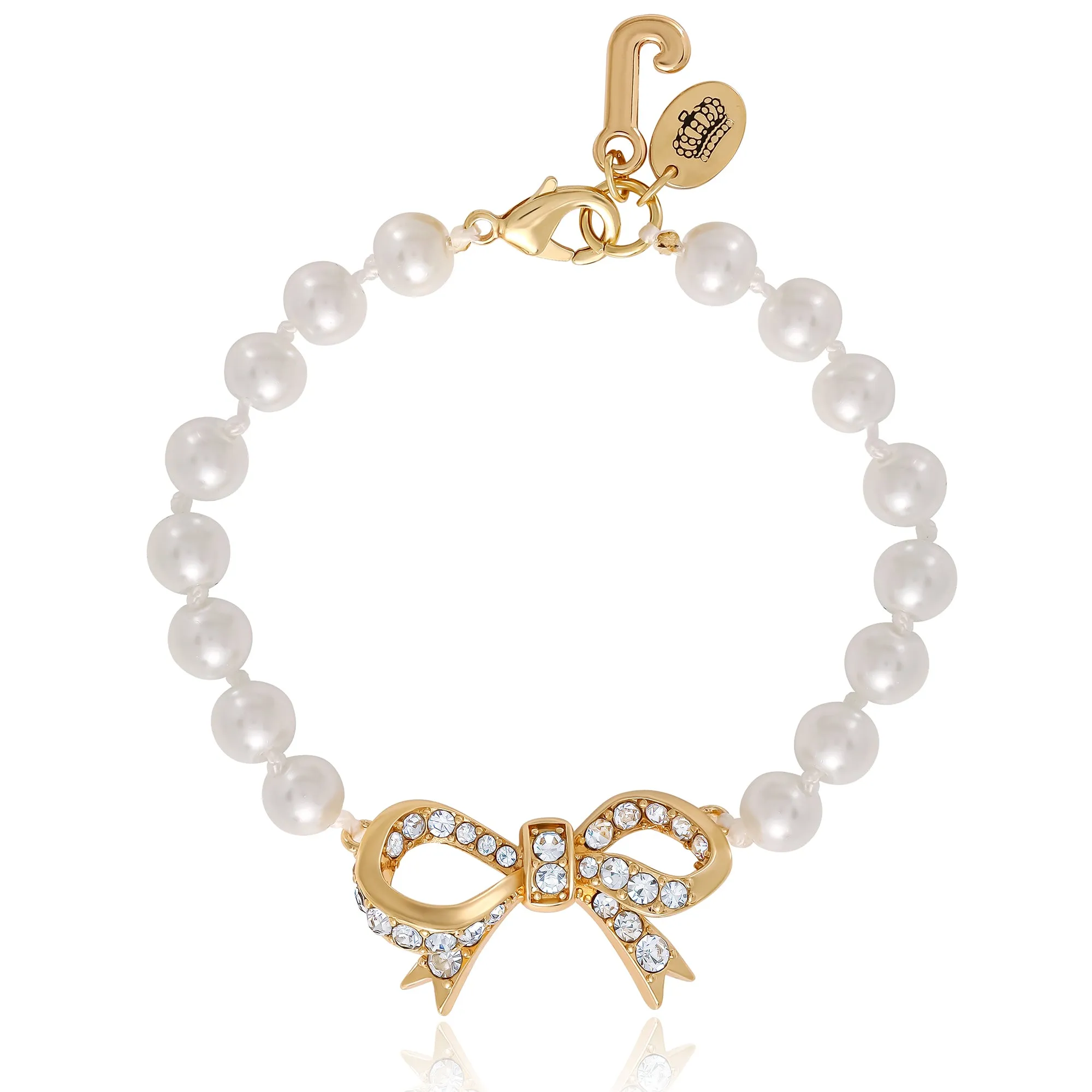 Pearl Bracelet with Pave Bow sold by Juicy Couture