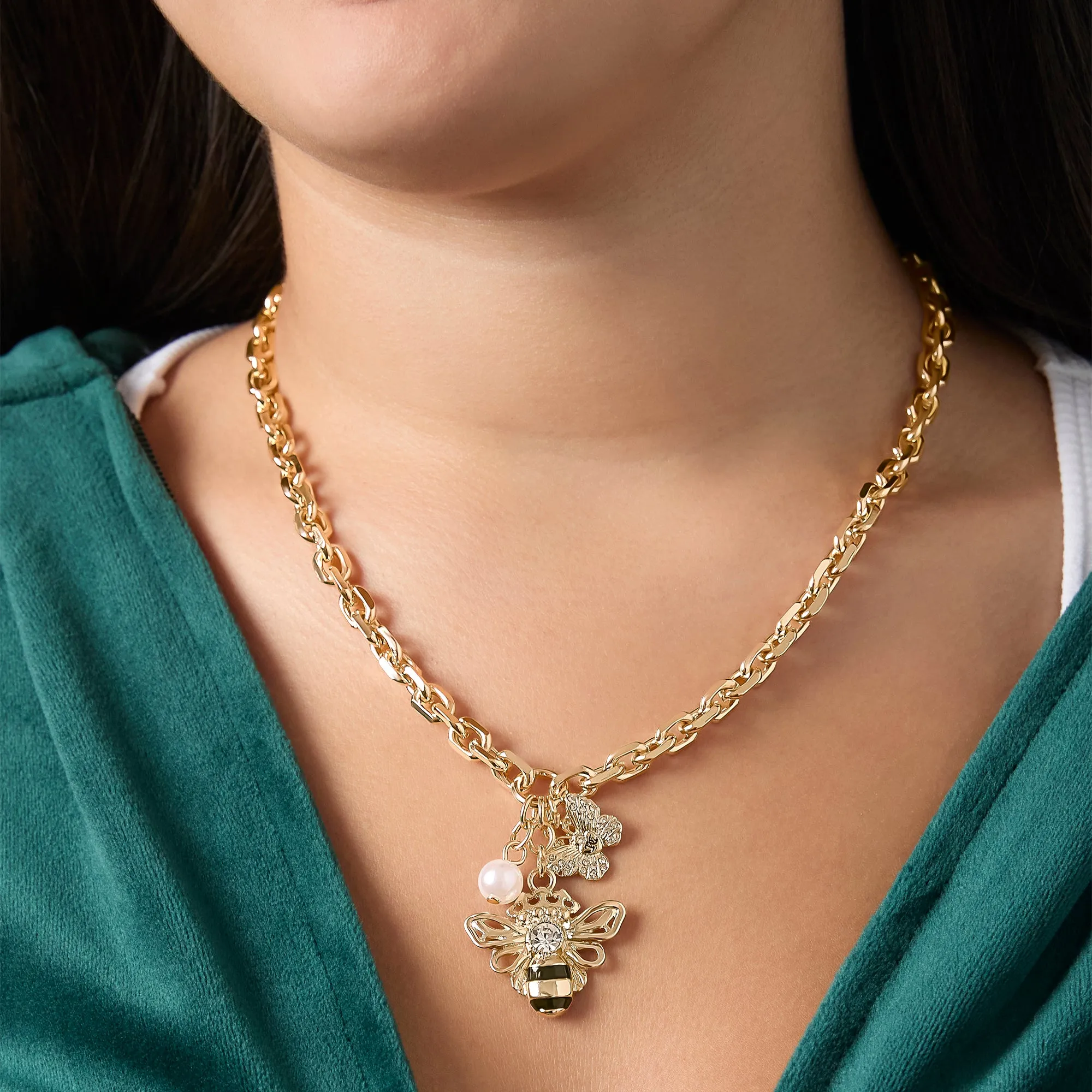 Charm Cluster Bee Necklace sold by Juicy Couture product image thumbnail 3
